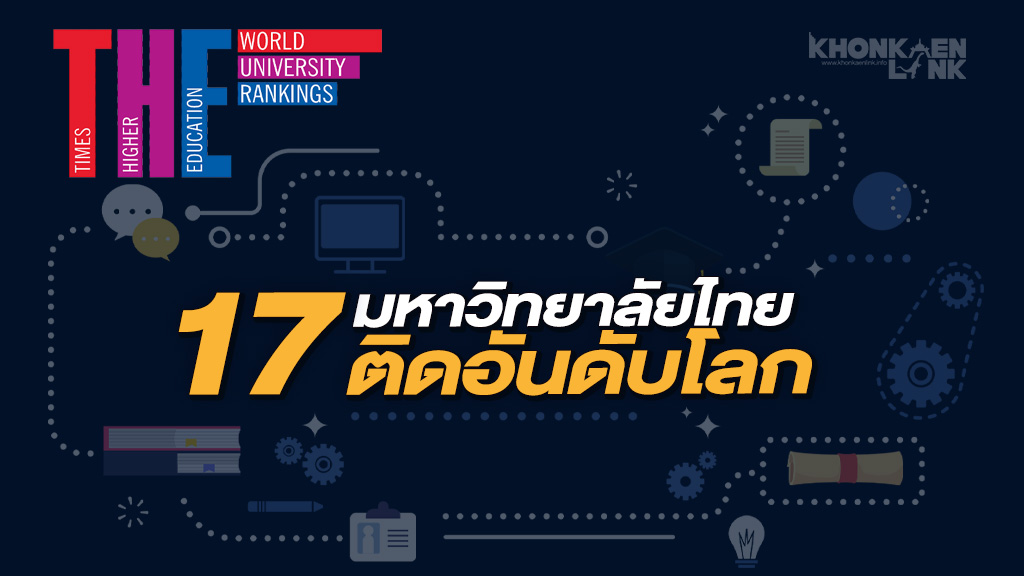 มหาวิทยาลัยไทยติดอันดับโลก 17 แห่ง จากการจัดอันดับ The World University  Rankings 2021