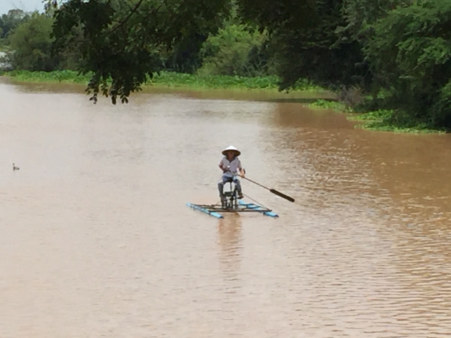 จักรยานน้ำไทยประดิษฐ์  จุดขายที่ปั่นๆ ท่องสายน้ำ-แม่น้ำชี